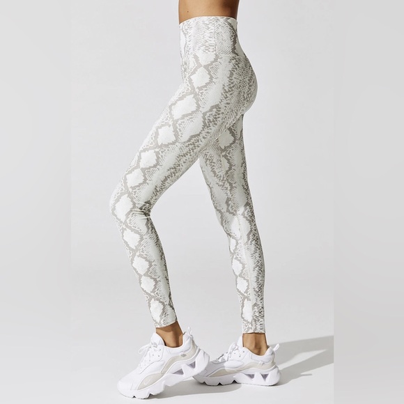 Beach Riot Pants - BEACH RIOT Ayla Leggings in taupe snake size small S